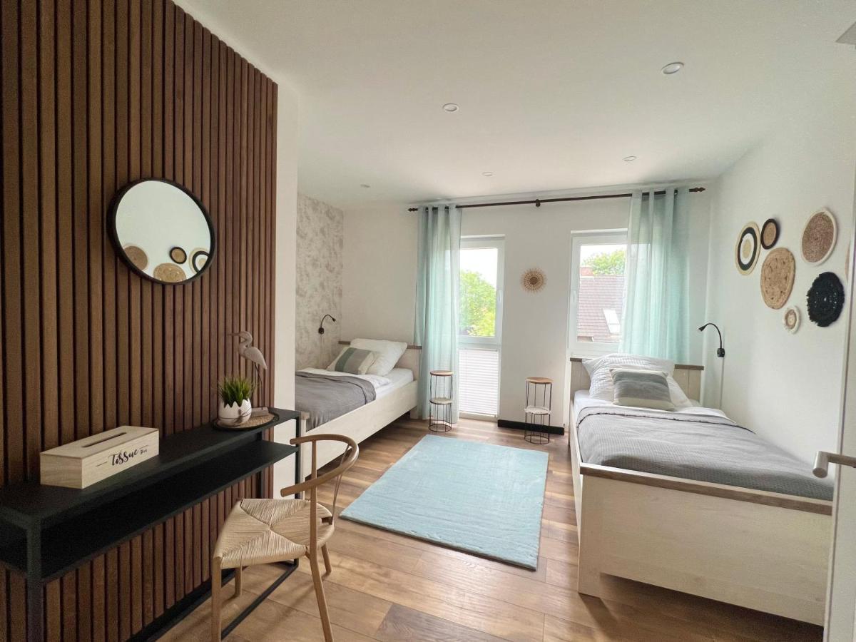 Grosse Wohnung Wellness + Sauna + Netflix Petershagen Exterior foto